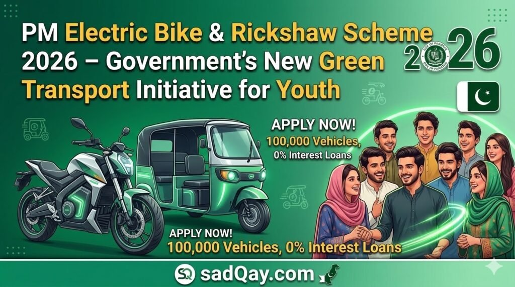 PM Electric Bike & Rickshaw Scheme 2026 – Government’s New Green Transport Initiative for Youth