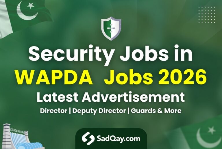 Security Jobs in WAPDA Jobs 2026