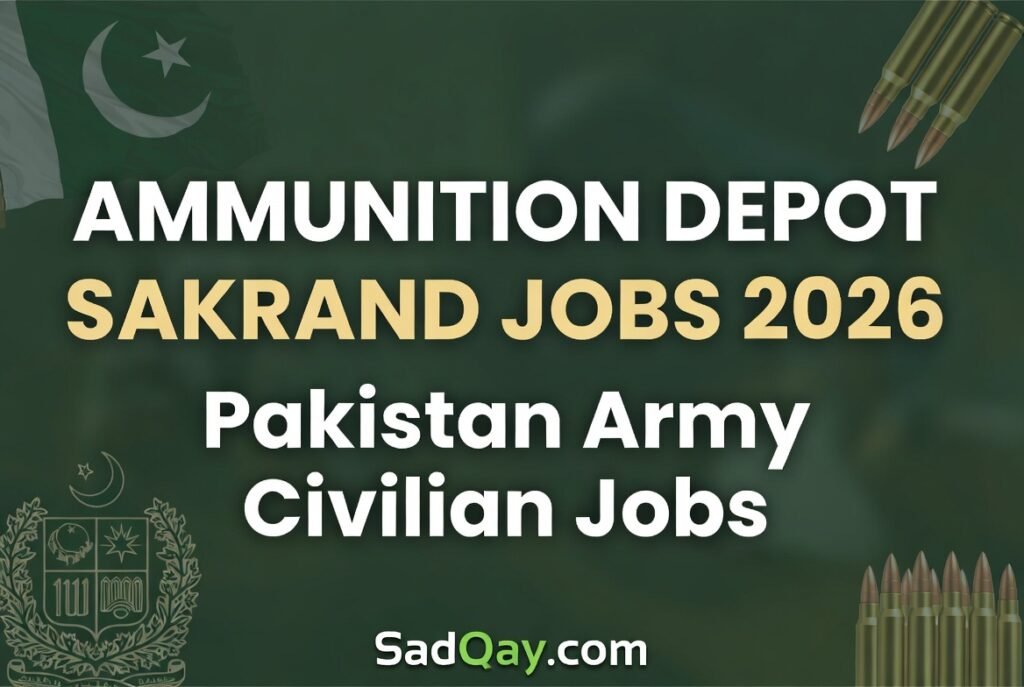 Ammunition Depot Sakrand Jobs