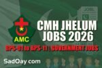 CMH Jhelum Jobs
