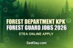 Forest Department KPK Forest Guard Jobs 2026