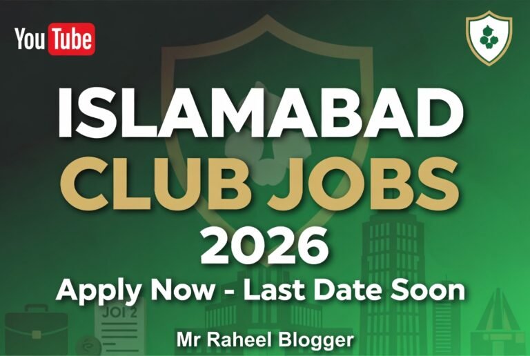 Islamabad Club Jobs