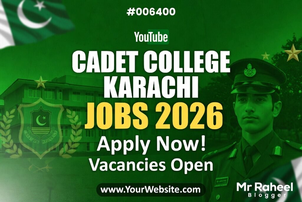 Cadet College Karachi Jobs