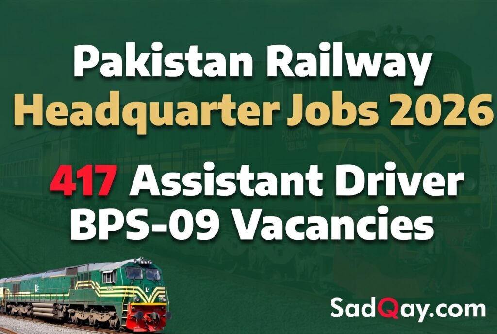Pakistan Railway Headquarter Jobs 2026 Latest Advertisement 4 Pakistan Railway Headquarter Jobs 2026 Latest Advertisement