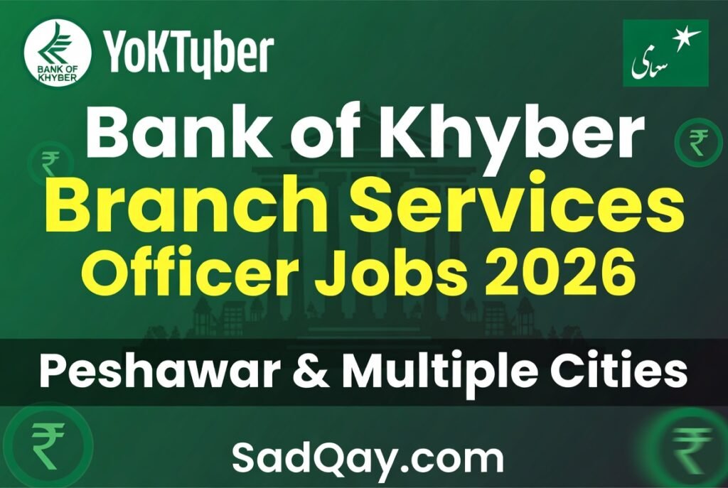 Bank of Khyber Branch Services Officer