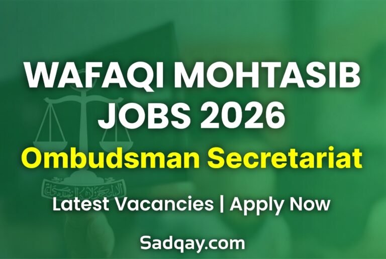 Wafaqi Mohtasib Ombudsman Secretariat Jobs 2026