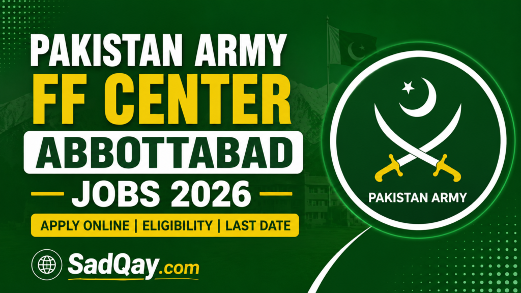 Pakistan Army FF Center Abbottabad Jobs 2026 Latest Advertisement 4 Pakistan Army FF Center Abbottabad