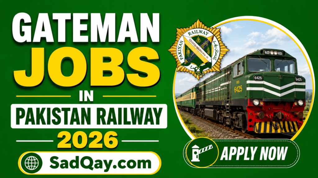 Gateman Jobs in Pakistan Railways 2026