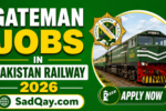 Gateman Jobs in Pakistan Railways 2026