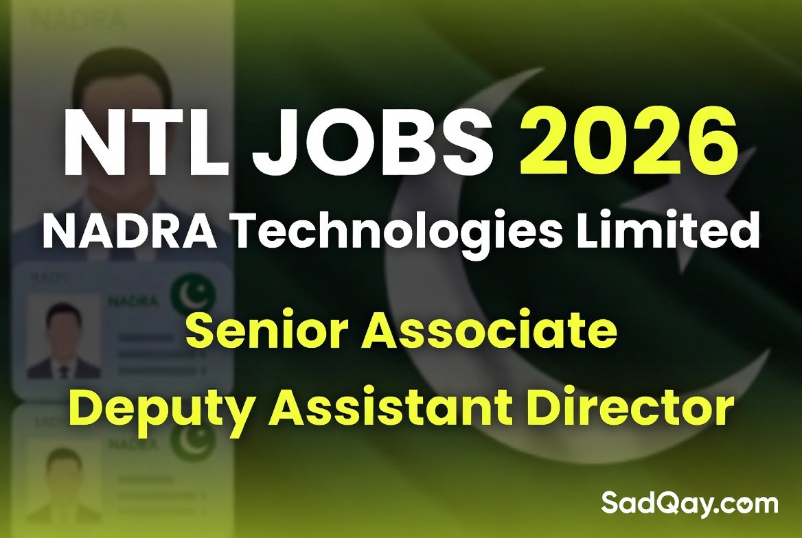 NADRA Technologies Limited NTL Jobs 2026