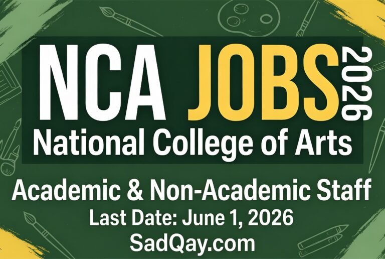 National College of Arts Jobs 2026