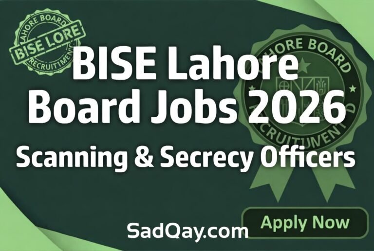 BISE Lahore Board Jobs