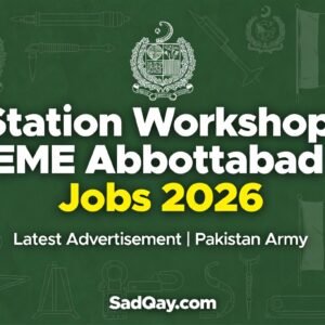 Station Workshop EME Abbottabad Jobs 2026