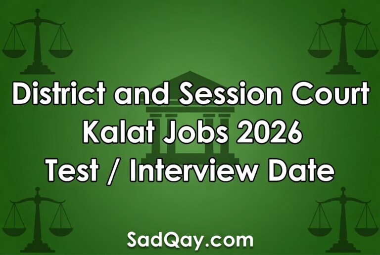 District and Session Court Kalat