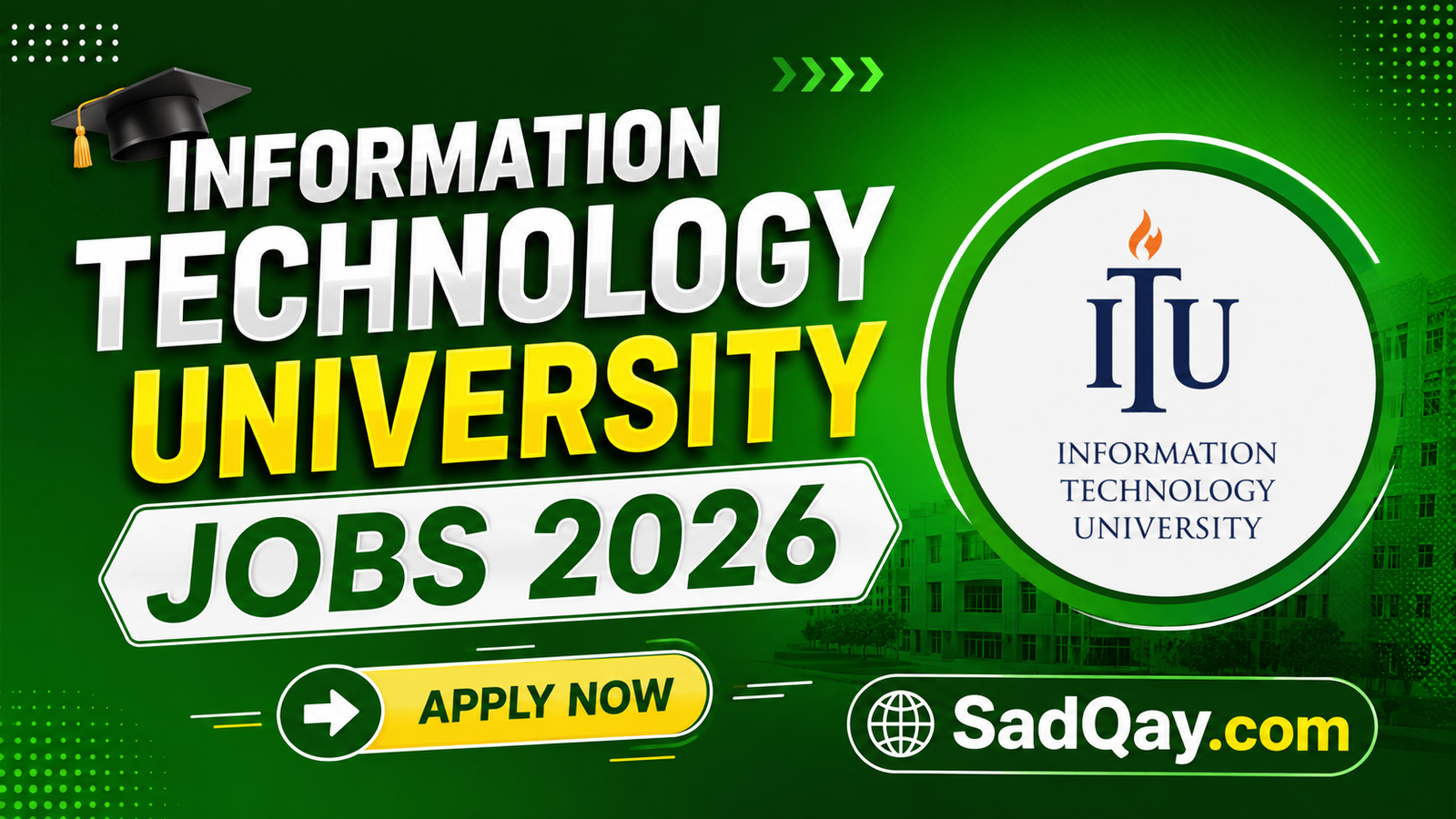 Information Technology University Jobs 2026