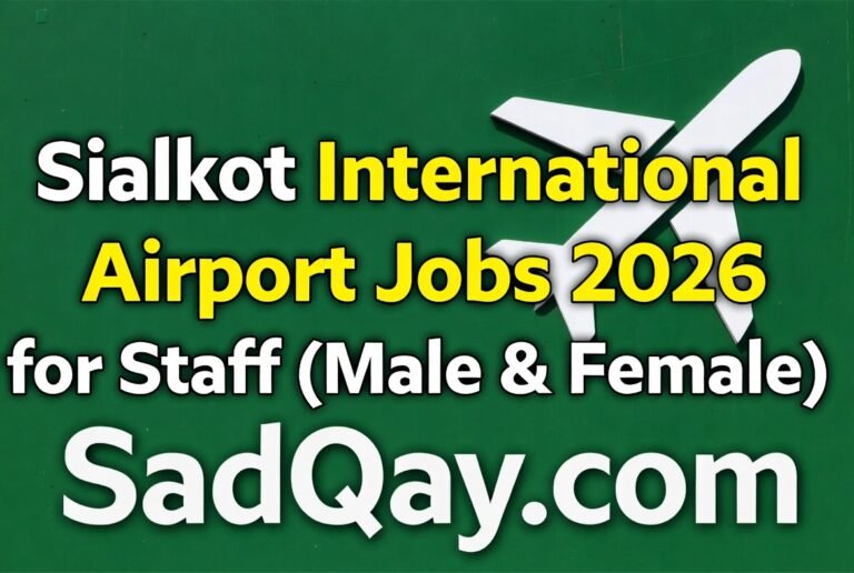 Sialkot International Airport Jobs 2026