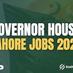 Governor House Lahore Jobs 2026