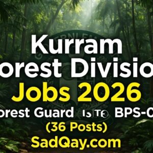 Kurram Forest Division Jobs 2026