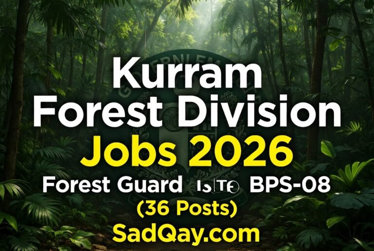 Kurram Forest Division Jobs 2026