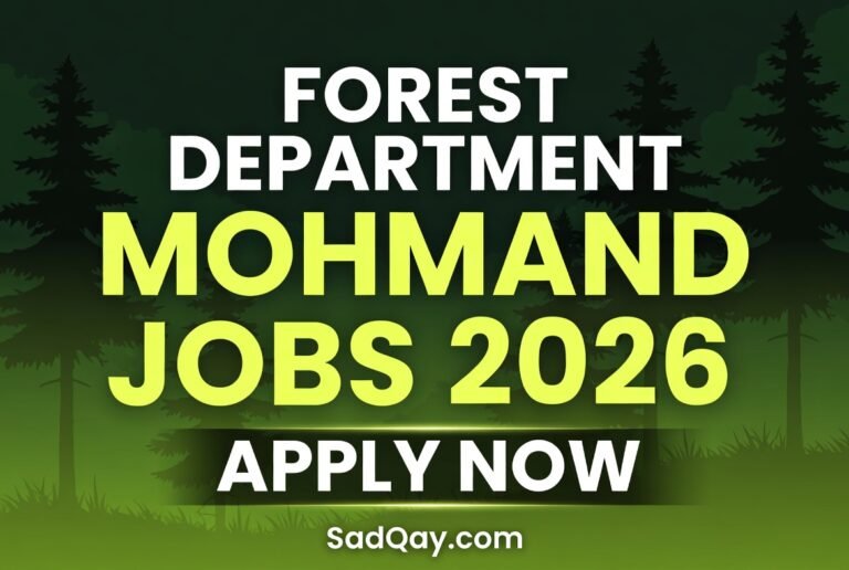 Forest Department Mohmand Jobs 2026