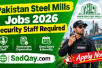 Pakistan Steel Mills Jobs 2026