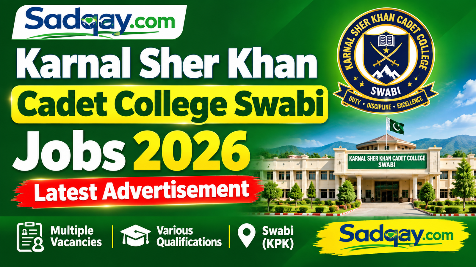 Karnal Sher Khan Cadet College Swabi